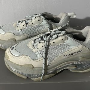 Gray balenciaga sneakers